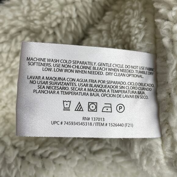 Orvis Womens 1/4 Zip Fleece Lined Pullover Cozy Warm Jacket Outdoors Size Small - Picture 8 of 10